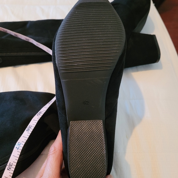 Black ultra saude thigh high boots - Picture 5 of 6